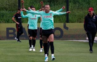 Entrainement du Portugal a Cidade do Futebol